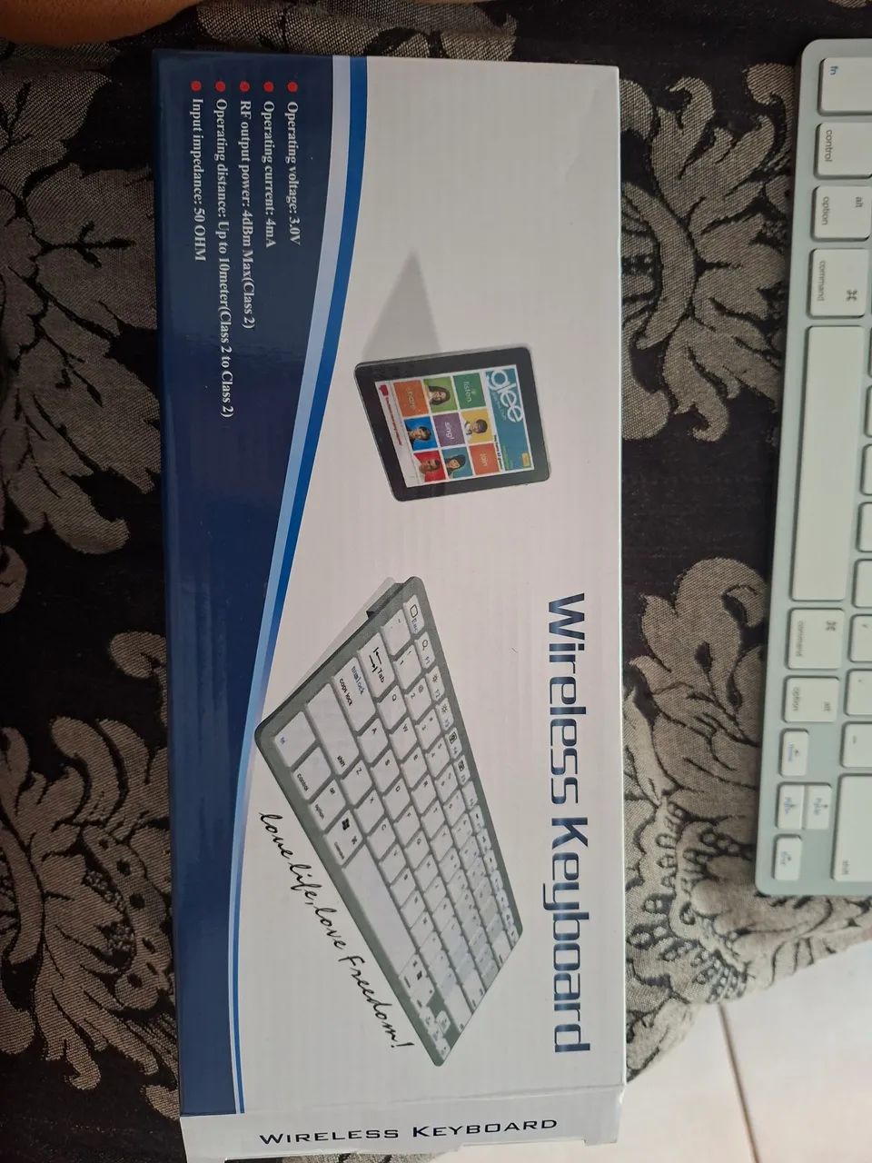 Mini Teclado Sem Fio Bluetooth Slim Notebook Tablet Celular - Foto 3
