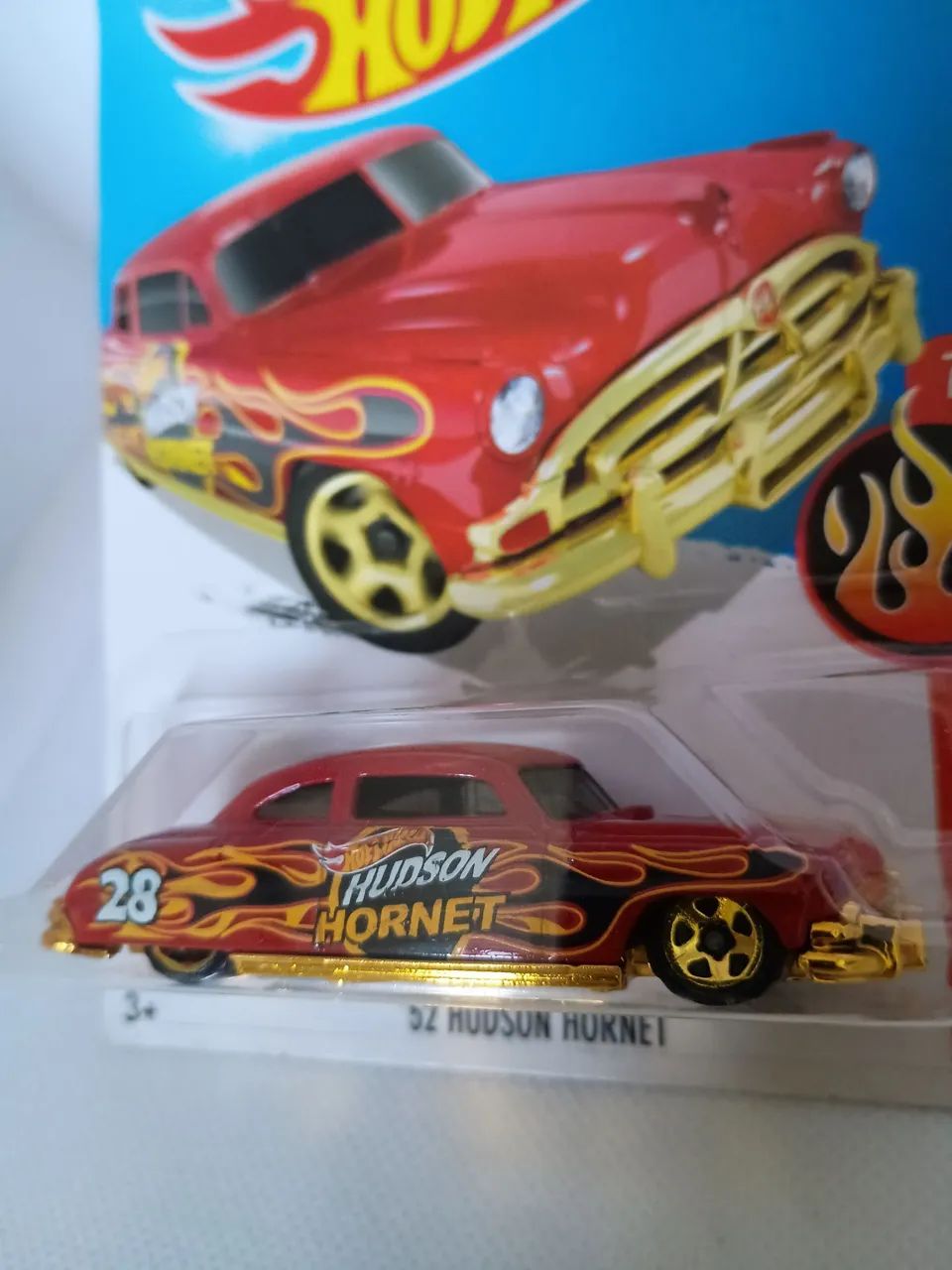 HOT Wheels 52 HUDSON HORNET HW FLAMES 2015 - Consoles de Vídeo