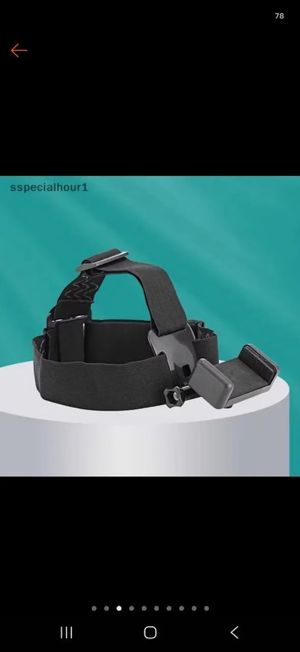 Suporte de celular para a cabeça 