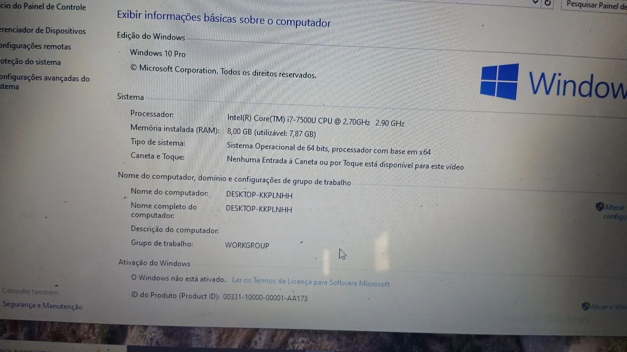 Notbook dell coorei7