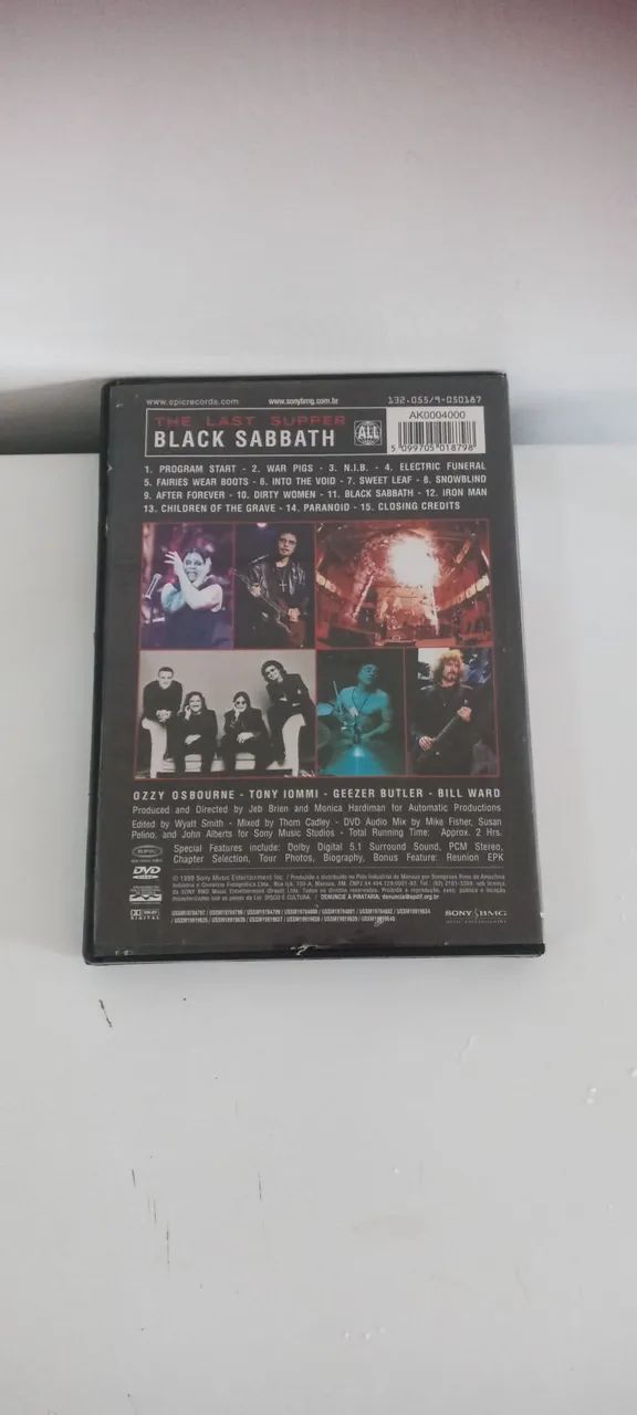 Dvd da Banda Black Sabbath - The Last Supper - Foto 3
