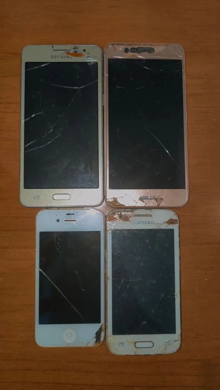 Lote de carcaça de celulares 