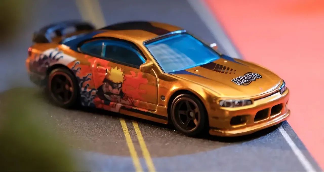 Miniatura Hot Wheels Premium Nissan Silvia S15 Naruto Anime
