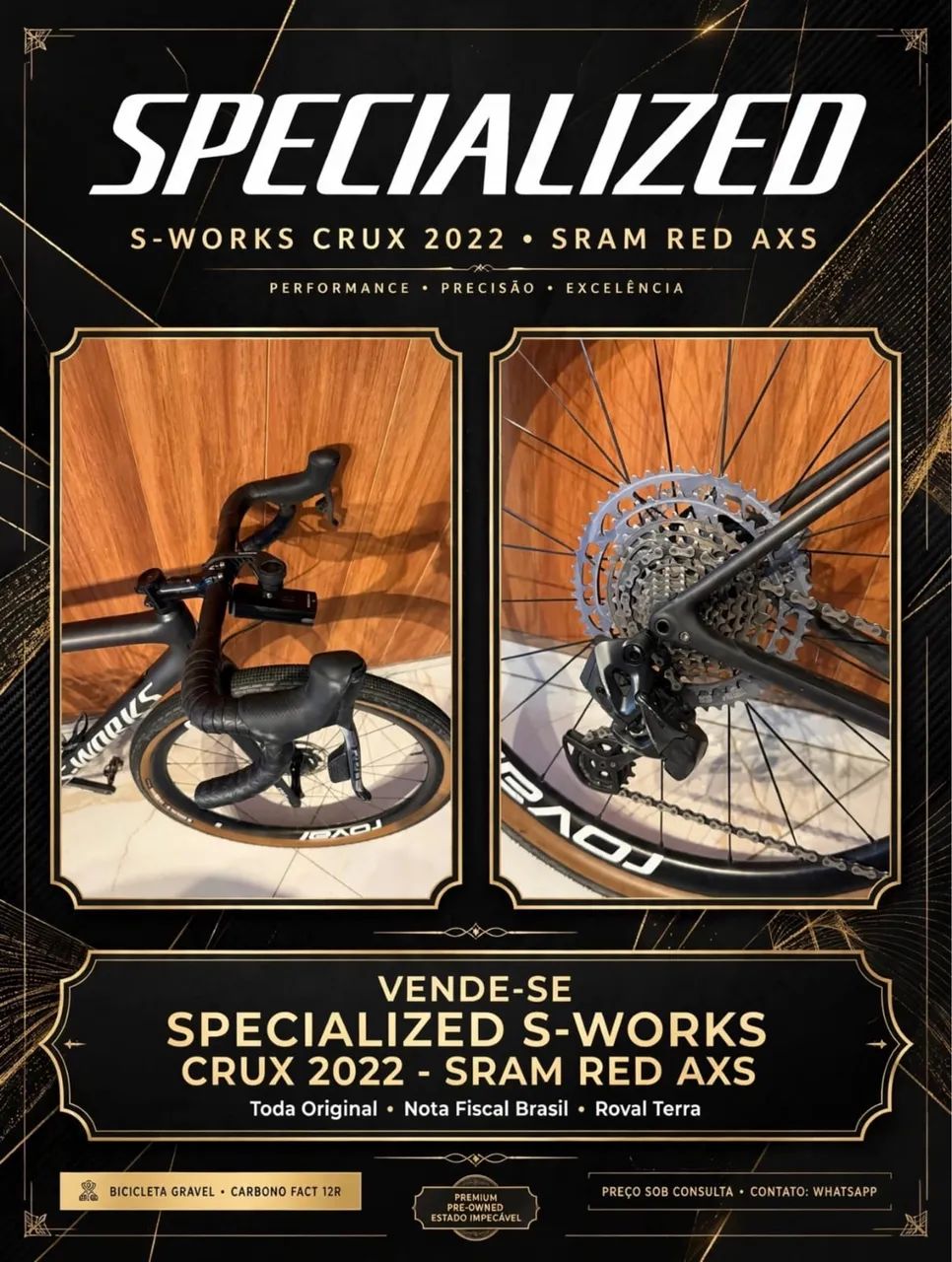 Bicicleta specilized R$ 45.000,00