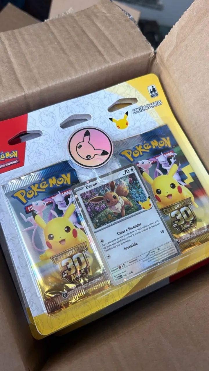 POKÉMON 30 ANOS - BLISTER DUPLO