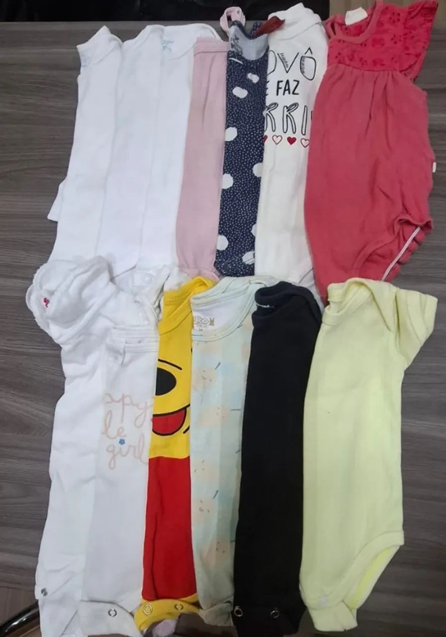 Lote de bebê menina Rn ao m - Foto 4