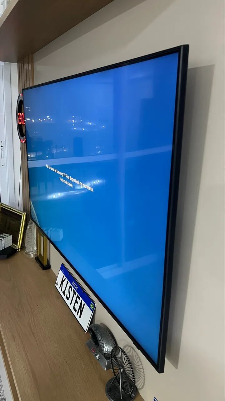 Smart Tv Crystal 55 4k Preto Samsung Bivolt - Foto 2