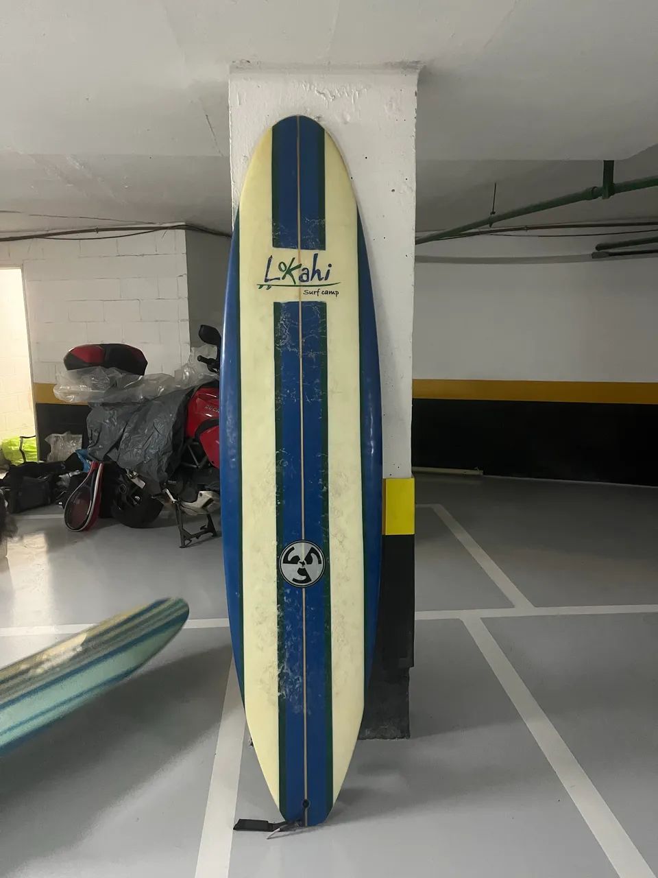 Prancha de Surf L?kahi Surf Camp - Funboard / Long - Ótima para Iniciantes