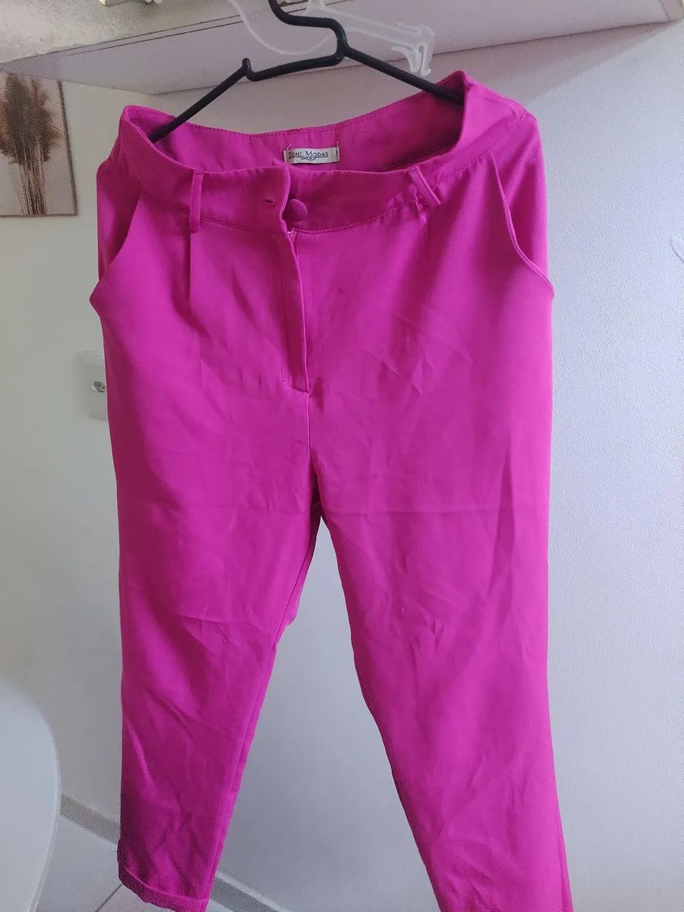 Calça rosa social