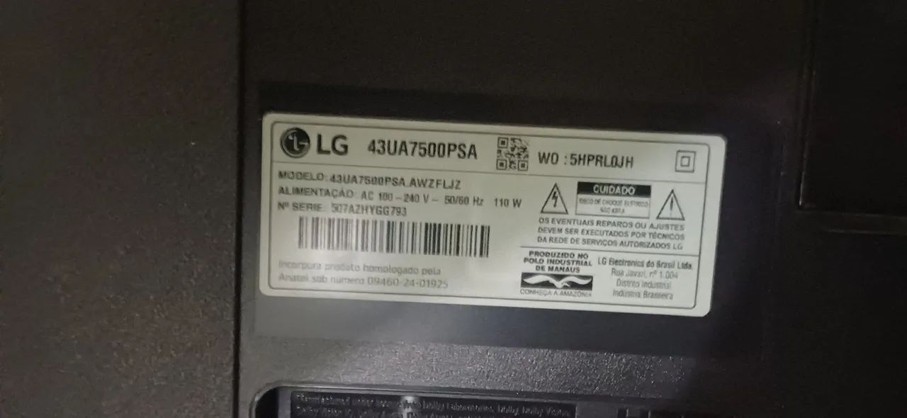 Smart TV LG UHD AI 4K