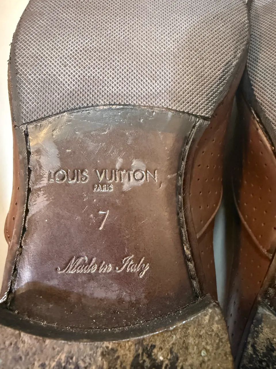 Sapato Louis Vuitton original masculino tamanho 38 - Foto 5