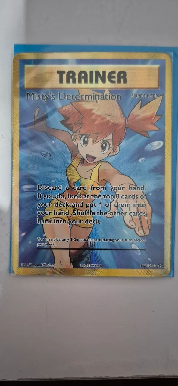 Misty's determination pokemon tcg