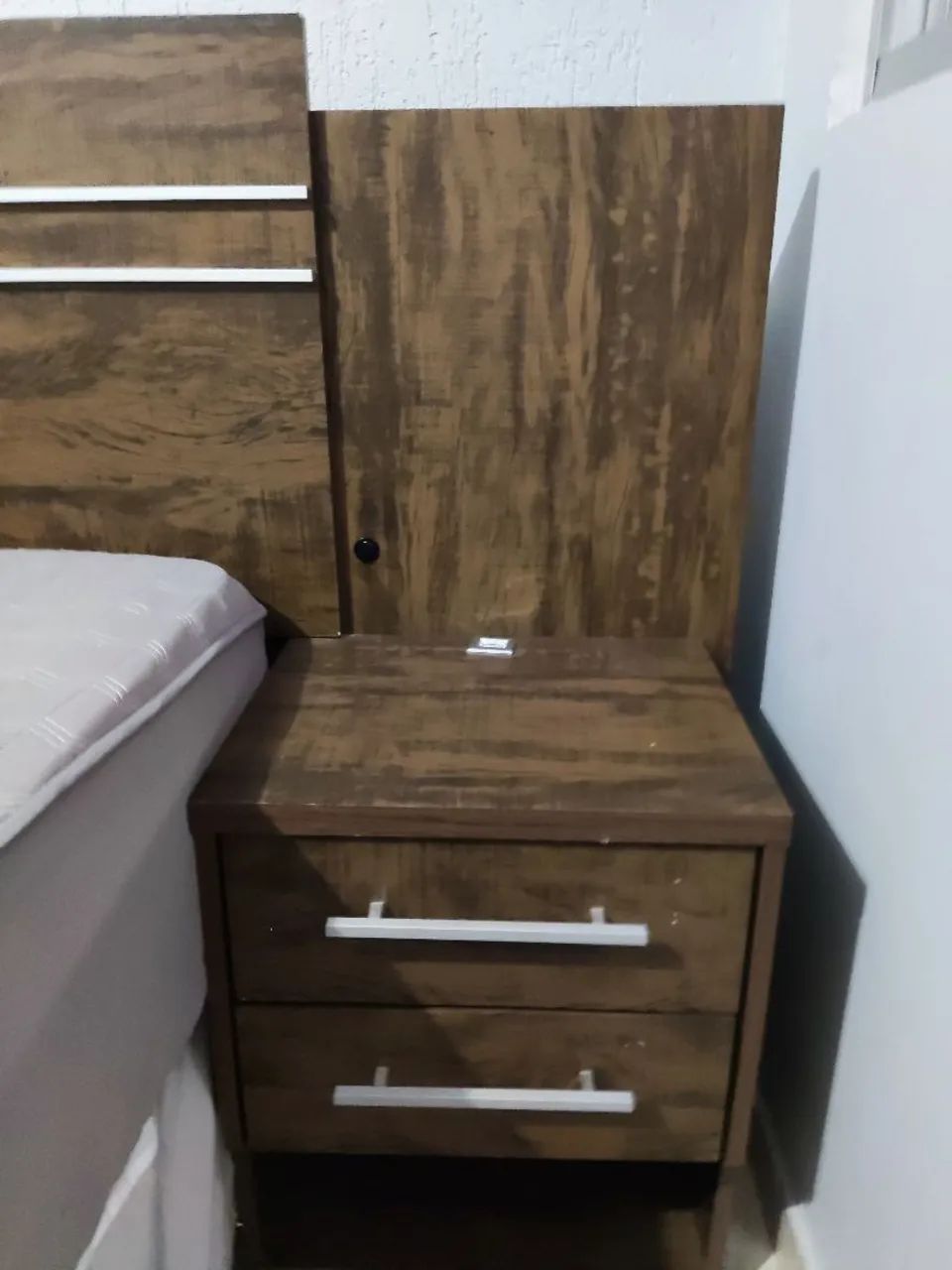 Vendo Cabeceira marrom Regulável  - Foto 5