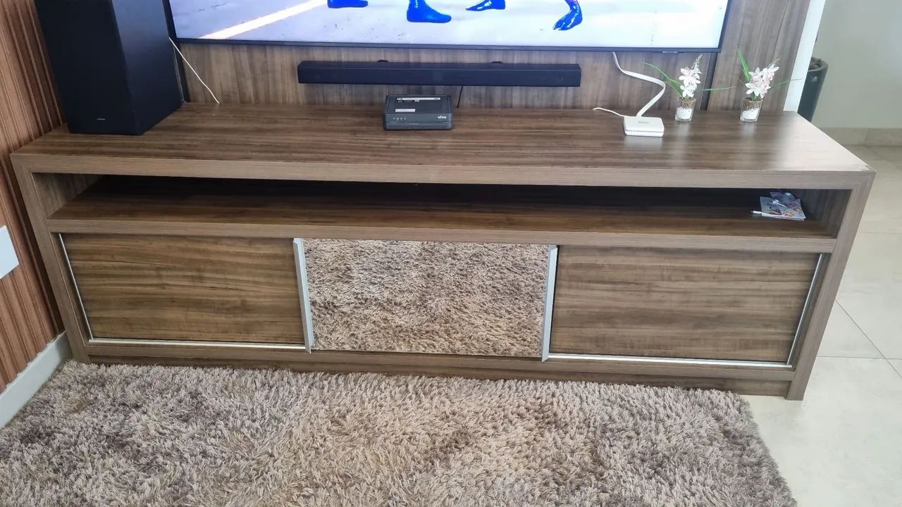 Painel TV + Rack com gavetas - Foto 4