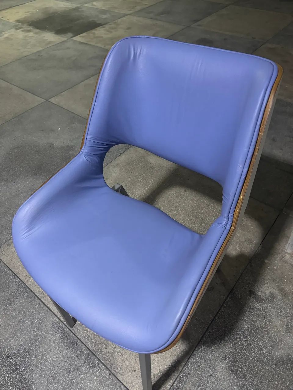 Cadeiras executiva de escritório Azul claro Corino top - Foto 3