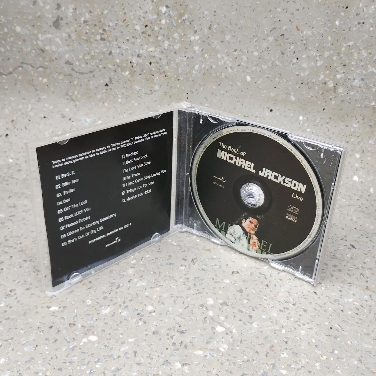 Lote Michael Jackson - CDs e Dvd Thriller Special Edition, Live