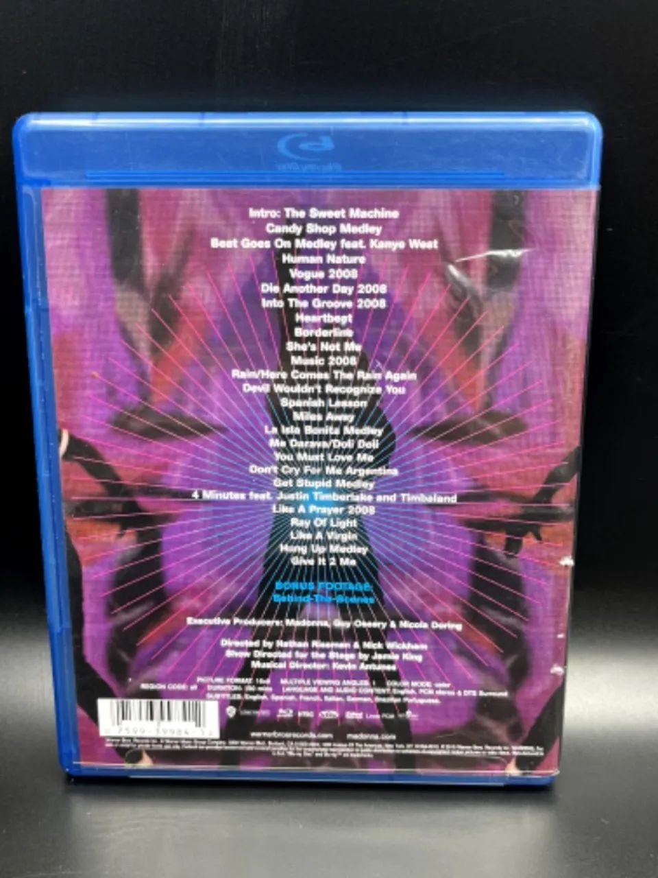 BLU-RAY DISC MADONNA STICKY AND SWEET TOUR ORIGINAL - Foto 2