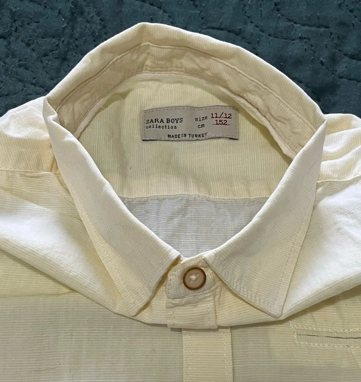 Conjunto infantil camisa Zara e Bermuda PUC 12 anos - Foto 2