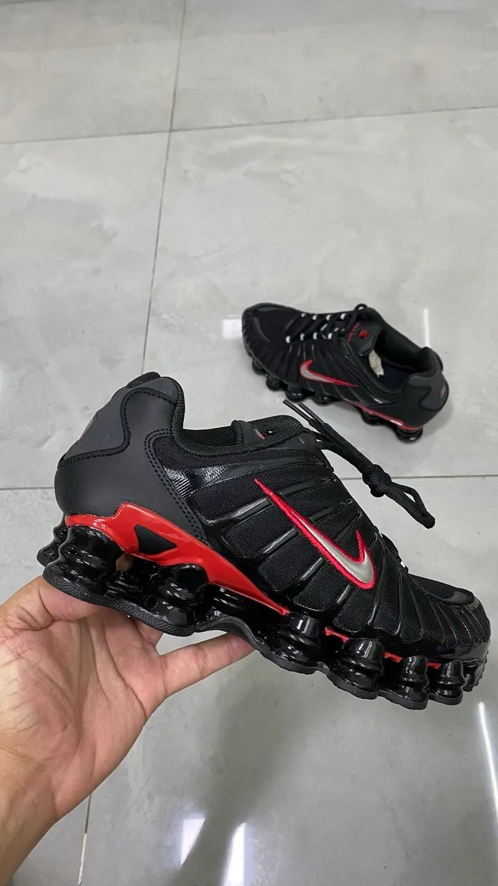 Nike Shox TL Black University Red - Foto 3