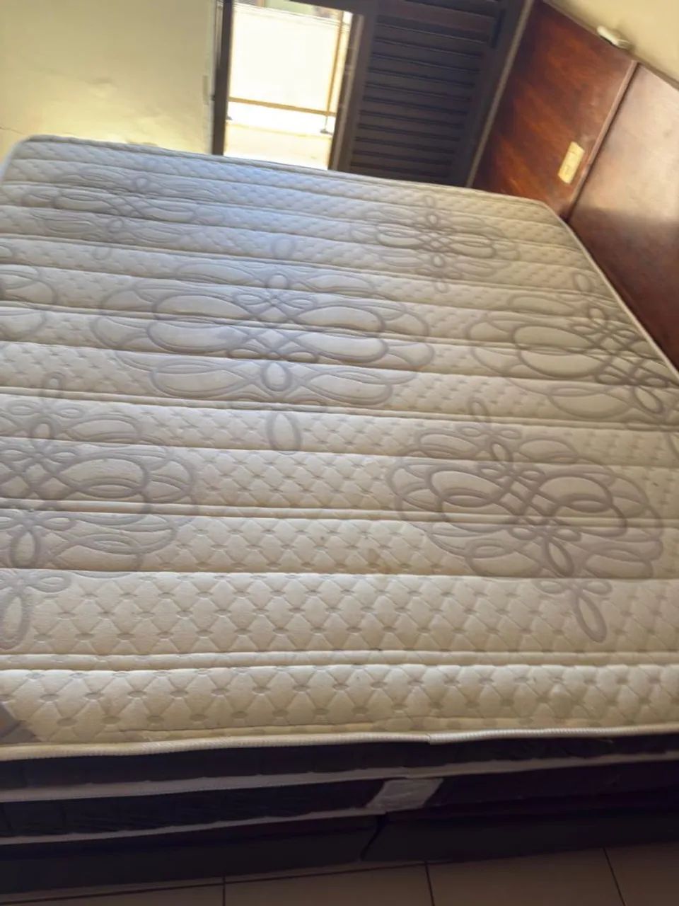 Cama box + cochão king ortobom - Foto 3