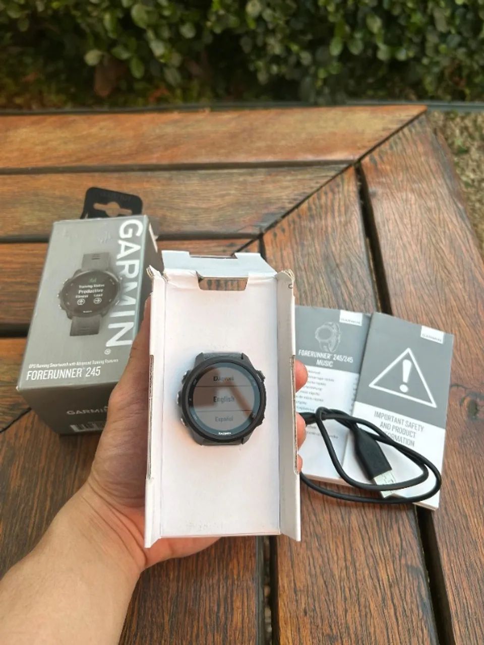 RELÓGIO GARMIN 245 - USADO IMPECAVEL-