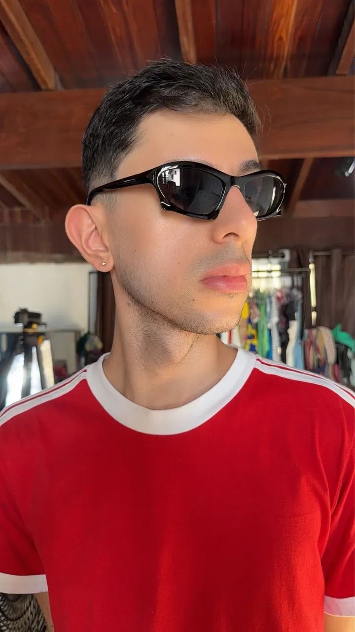Óculos de Sol Masculino Bat Proteção UV