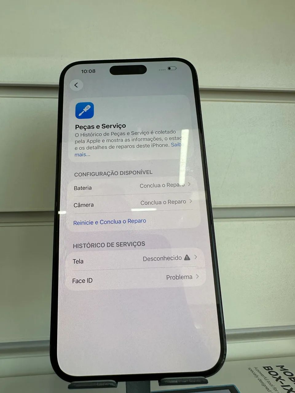 iPhone 15 pro max 512gb com detalhes 