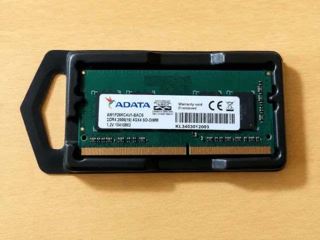 Memória RAM ADATA 4GB DDR4 2666MHz SO-DIMM para Notebook - Foto 2