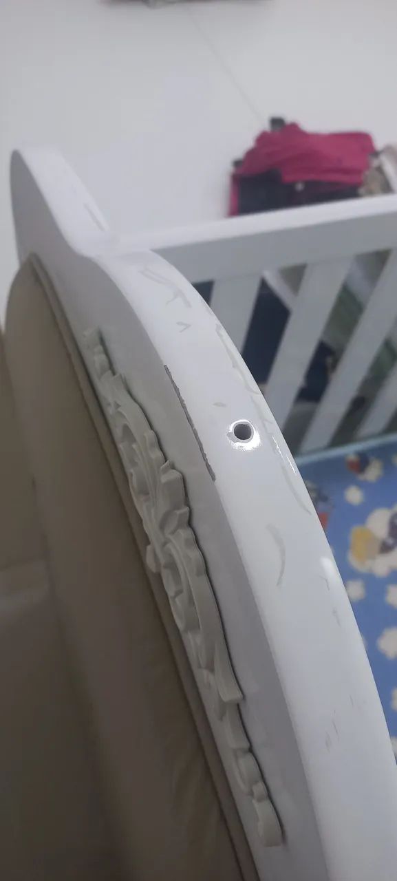 Berço mini cama com capitonê 100% MDF - Foto 3