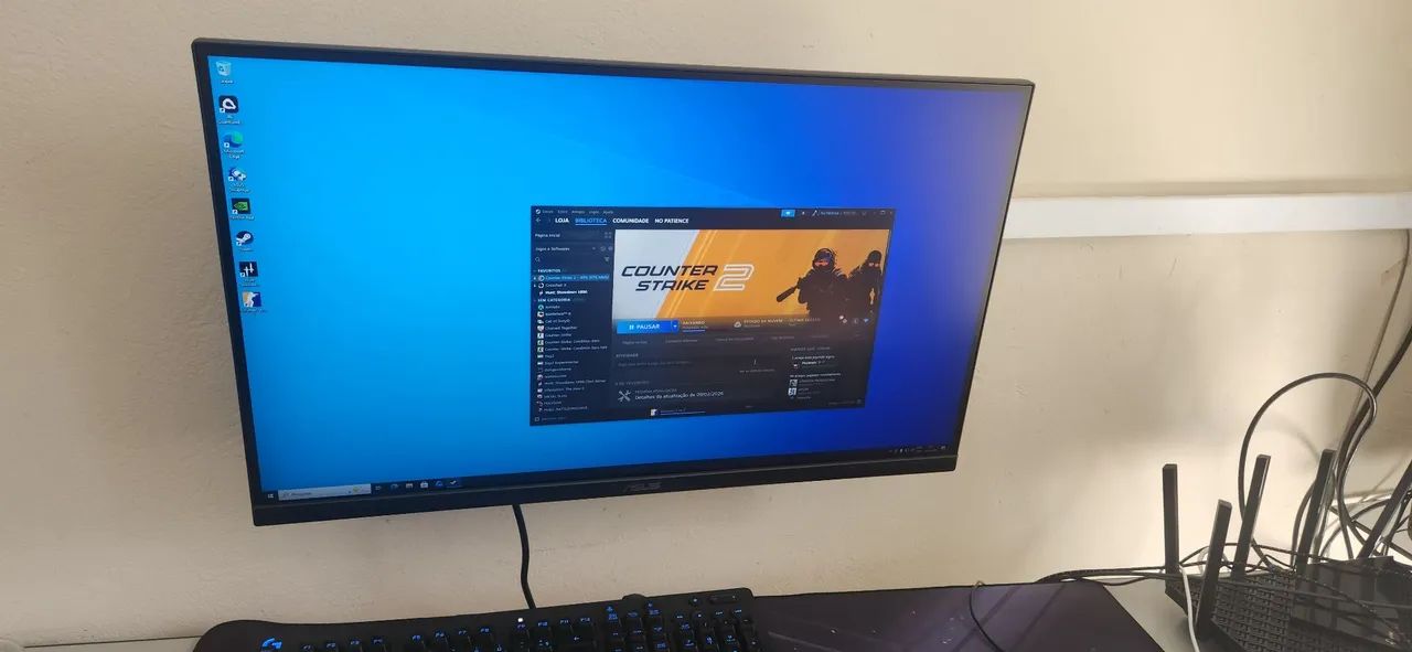 Monitor gamer 27 polegadas QHD Com som integrado 