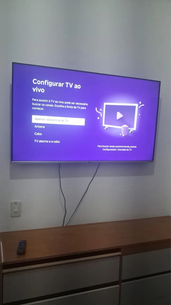 Tv 55 smart oportunidade nova 