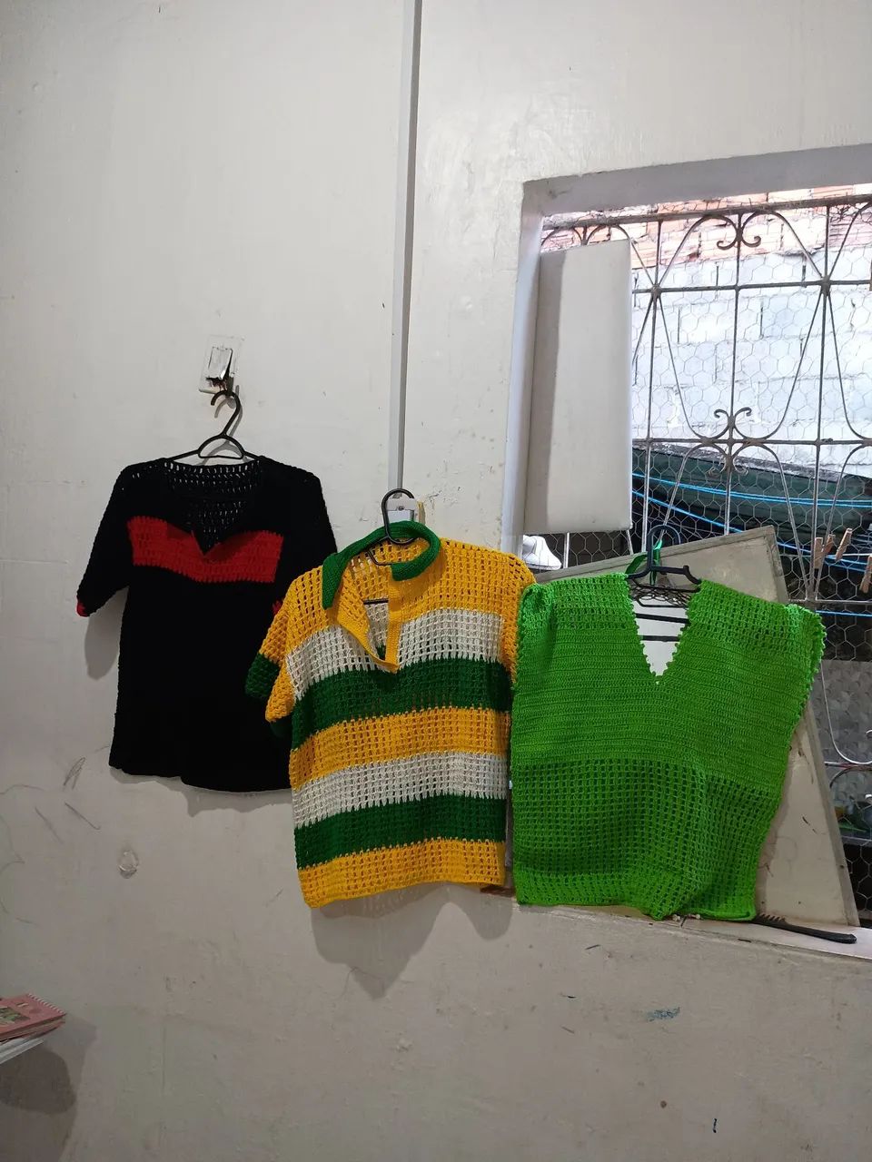 Blusas de crochê 