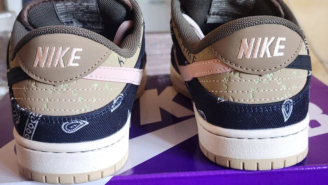 Nike dunk low travis scott pouco usado(9/10) - Foto 4