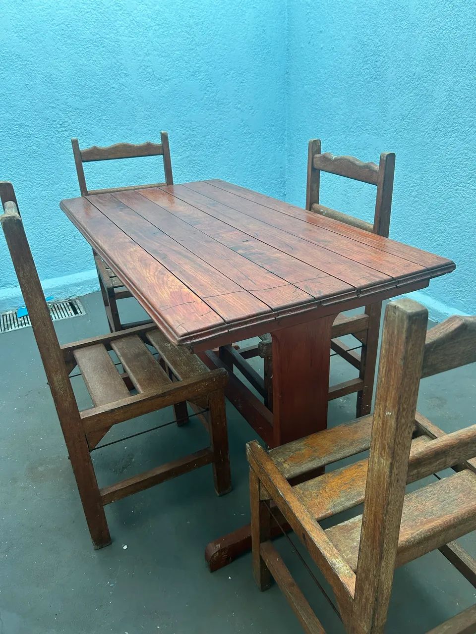 Jogo de mesa em madeira - Foto 2