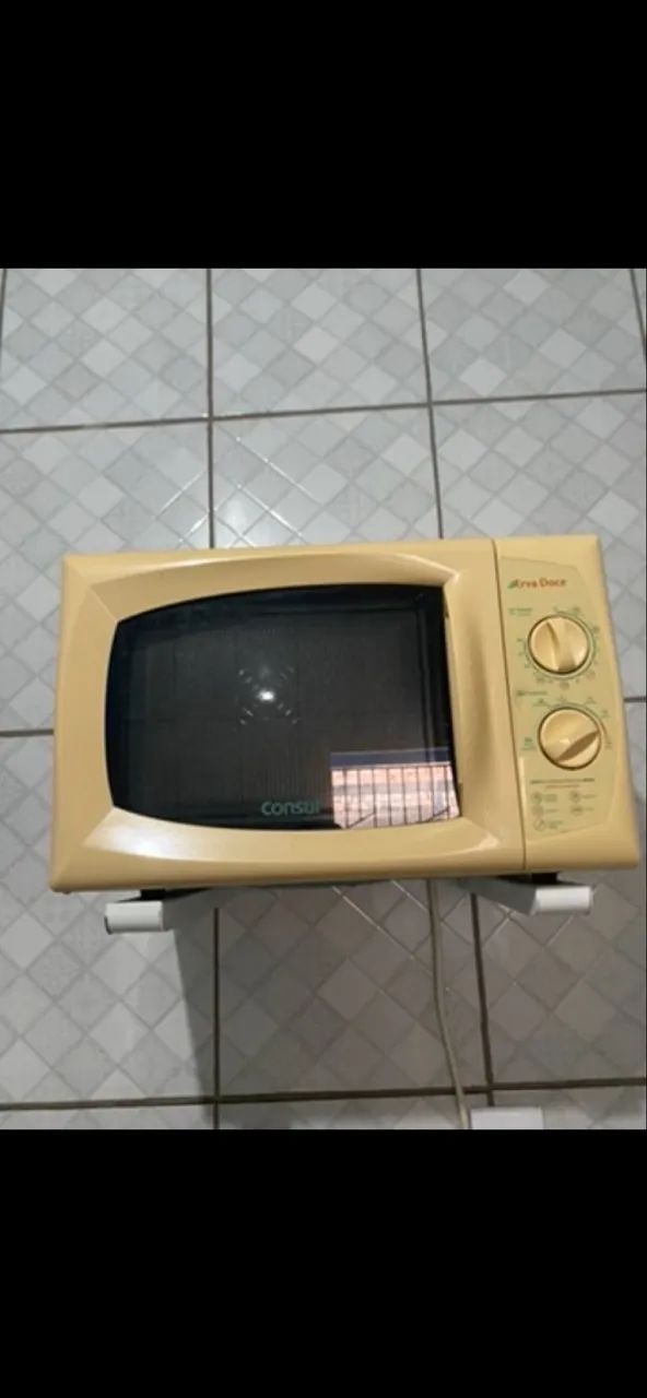 Microondas com defeito 