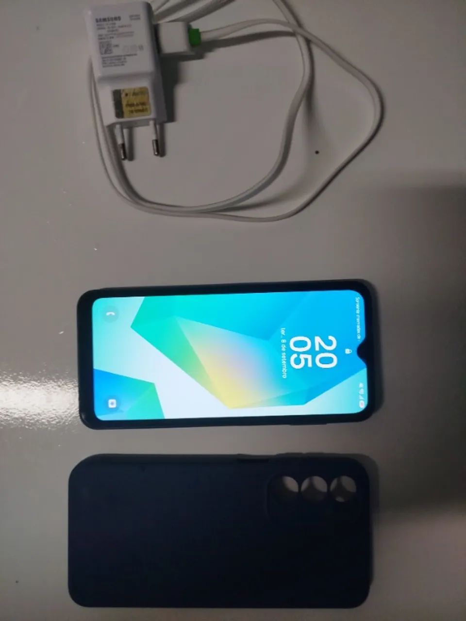 Smartphone Celular Samsung Galaxy A16 Câmera Tripla 50MP, Tela 6.7" cor Preta com capa