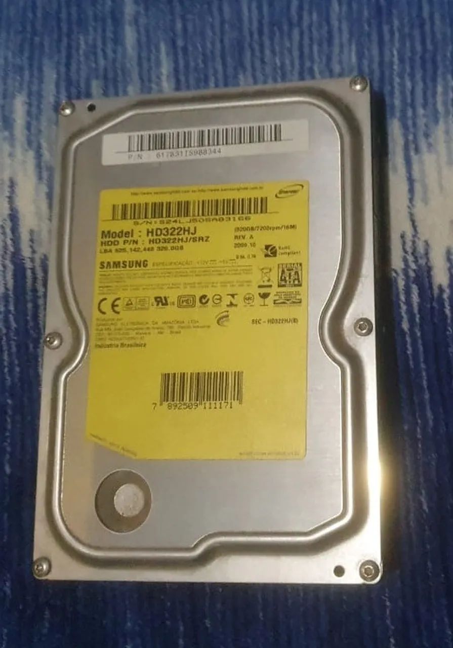 HD Samsung 3,5" SATA 320GB