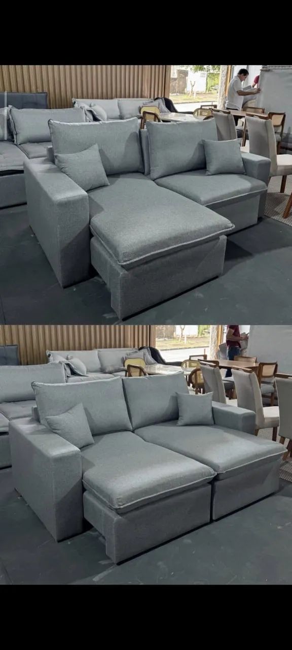 Sofa Cama 2.60cm Retrátil com almofadas soltas - Foto 3