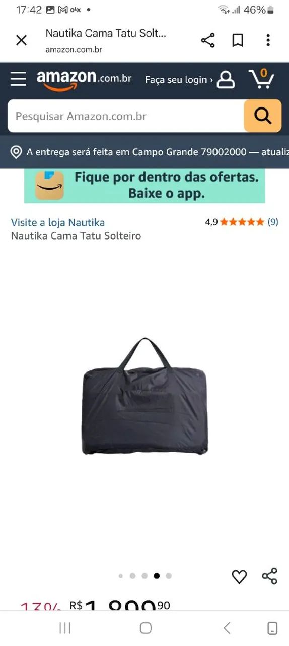 Cama Tatu nunca usada 