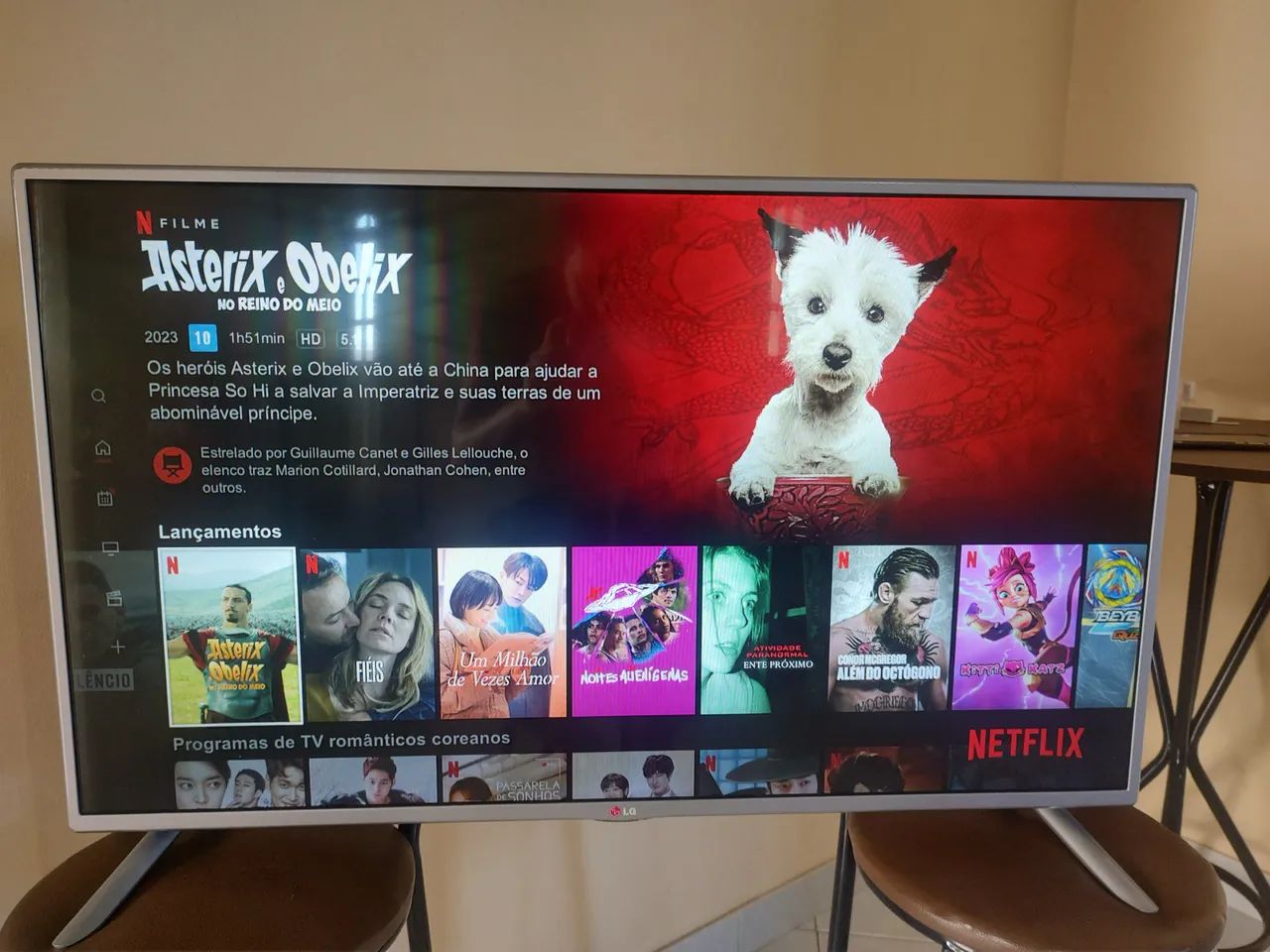 Smart TV LG 32 Polegadas / Branquinha / Pega YOUTUBE!!  - Foto 4