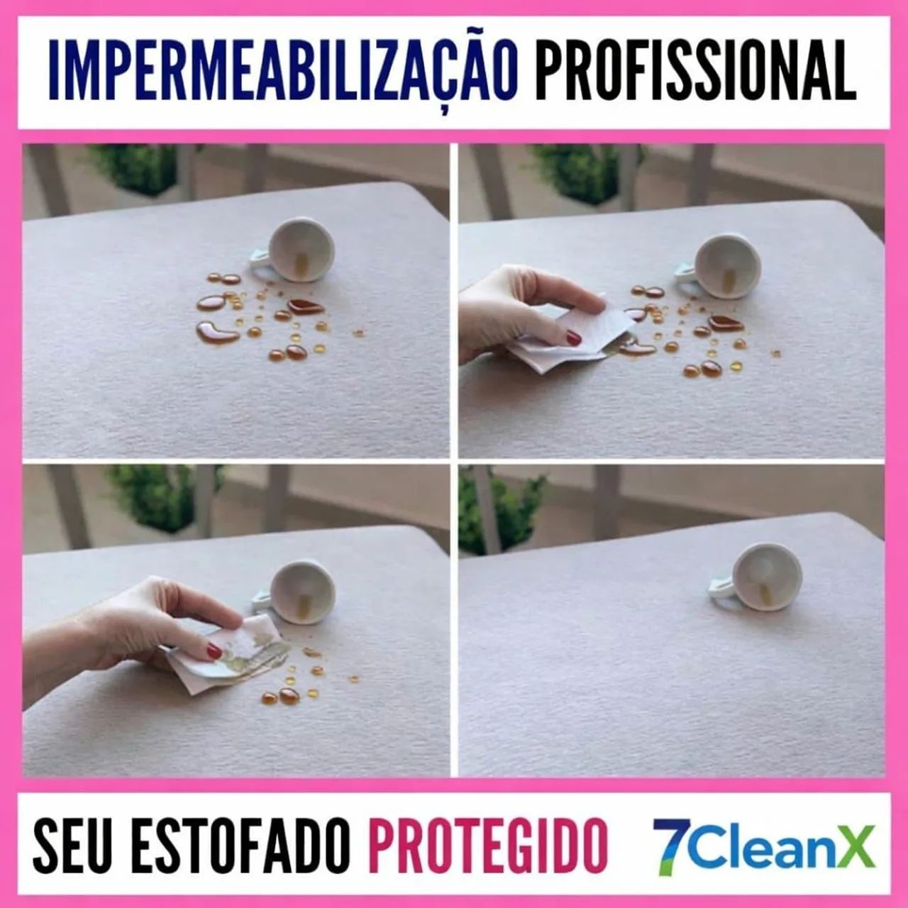 Impermeabilização de sofá! 