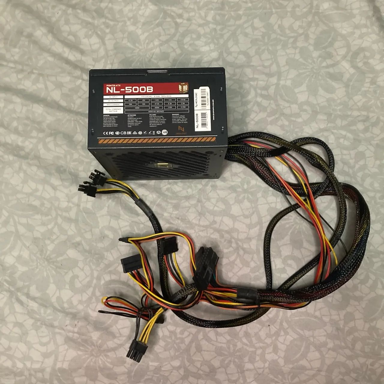Fonte ATX 500W Neologic 80 Plus Bronze | Testada