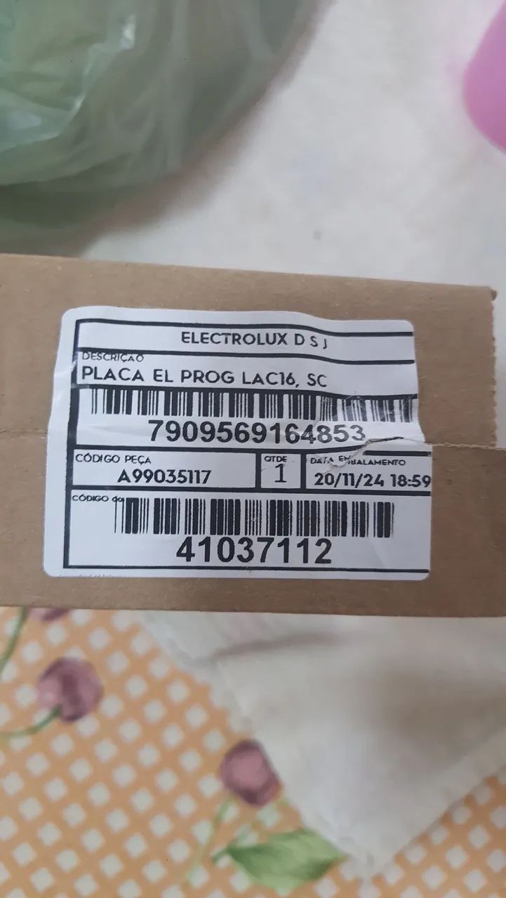 Placa Maq Lavar electrolux jet16kg - Foto 3