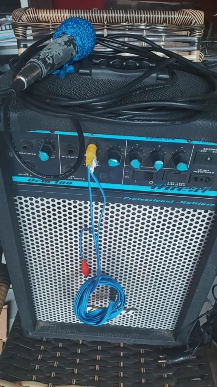 Caixa de som com microfone  - Foto 2