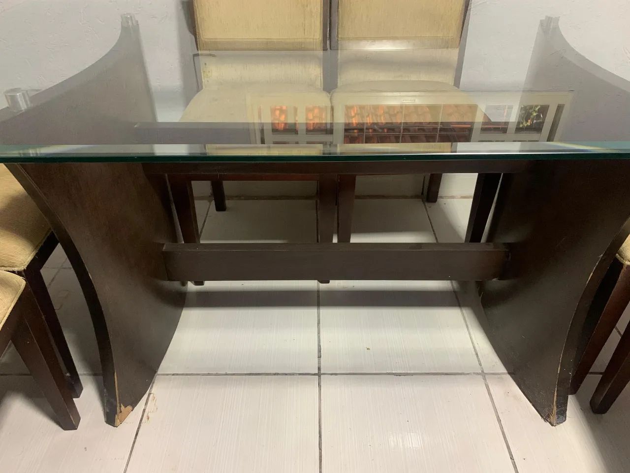 Mesa de jantar com 6 cadeiras  - Foto 2