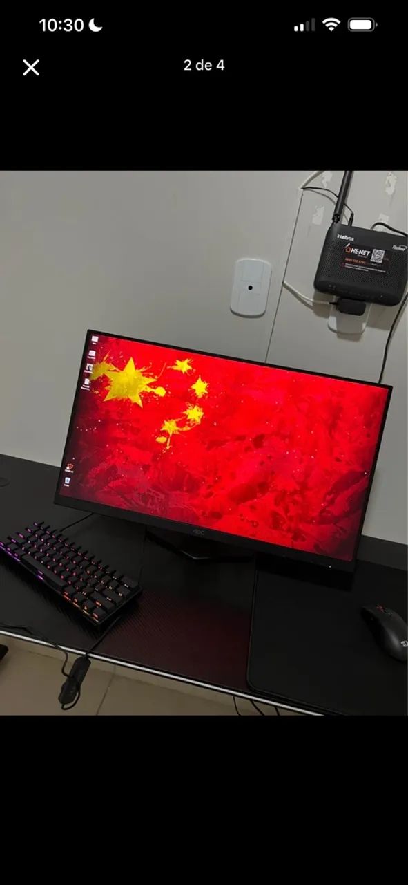 Monitor AOC 27" Polegadas 180hz 0.5Ms Gamer