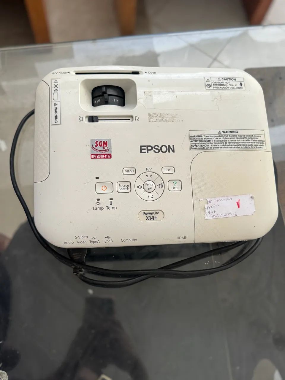Projetor Epson com defeito  - Foto 3