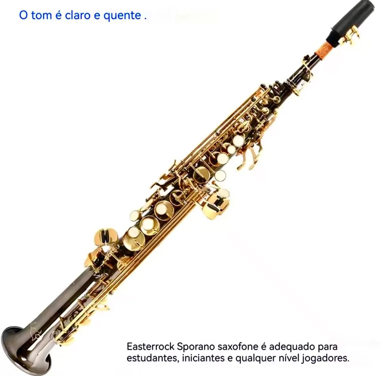 アリー SAX SOPRANO BLACK LAQUER AJUSTADO - Instrumentos musicais - Nossa
