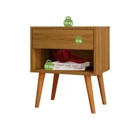 Mesa de Cabeceira 100% MDF 1 Gaveta - (Entregamos)!! - Foto 4