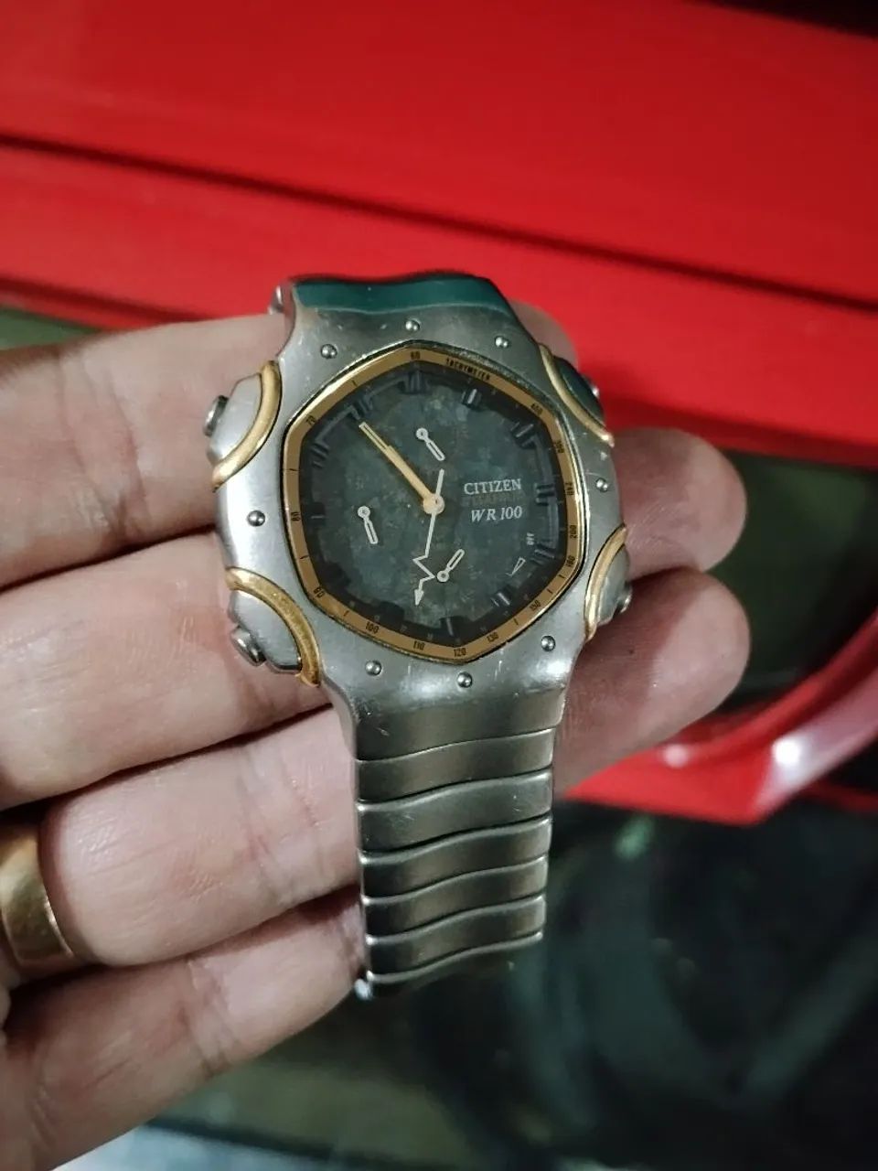 Relógio Citizen Titanium e ouro 18k - Foto 4